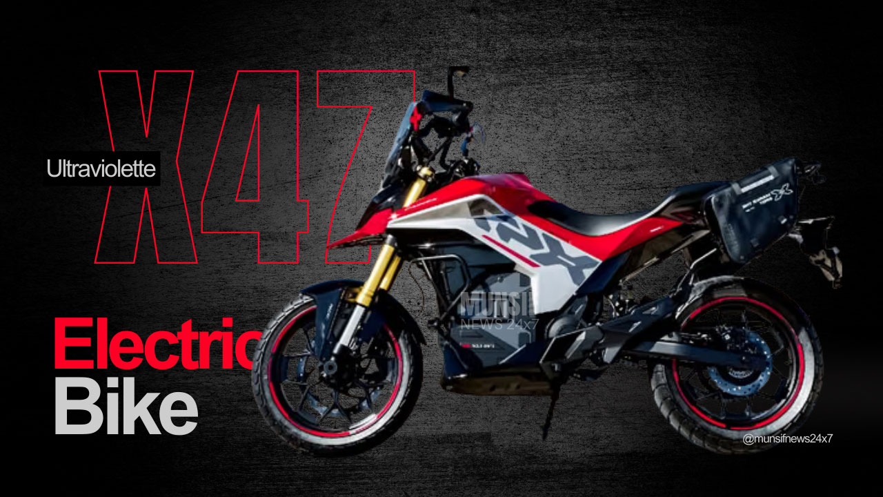 The new Ultraviolette X47 Crossover features an adventure-touring design and advanced safety technology, including an integrated radar system.