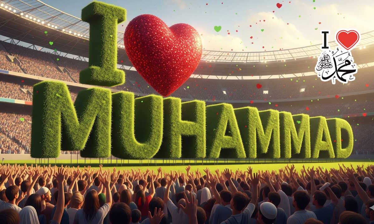 The "I Love Muhammad" expression of love that went viral across social media platforms in response to the Kanpur FIR.