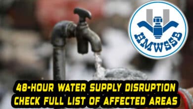 Hyderabad to Face 48-Hour Water Supply Disruption, HMWSSB Appeals for Conservation, Check Full List of Affected Areas