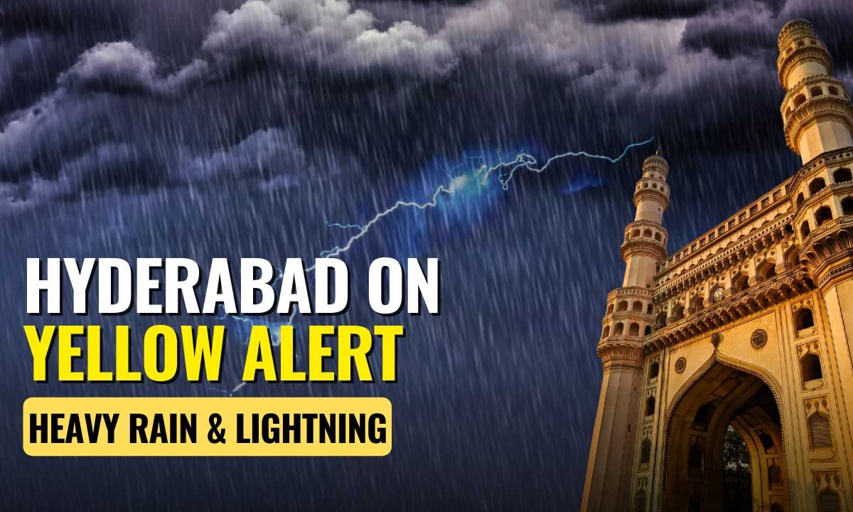 The India Meteorological Department (IMD) has issued a yellow alert for Hyderabad and several other districts across Telangana for September 22, 2025.