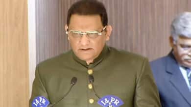 Mohammed Azharuddin takes oath as Telangana Cabinet minister