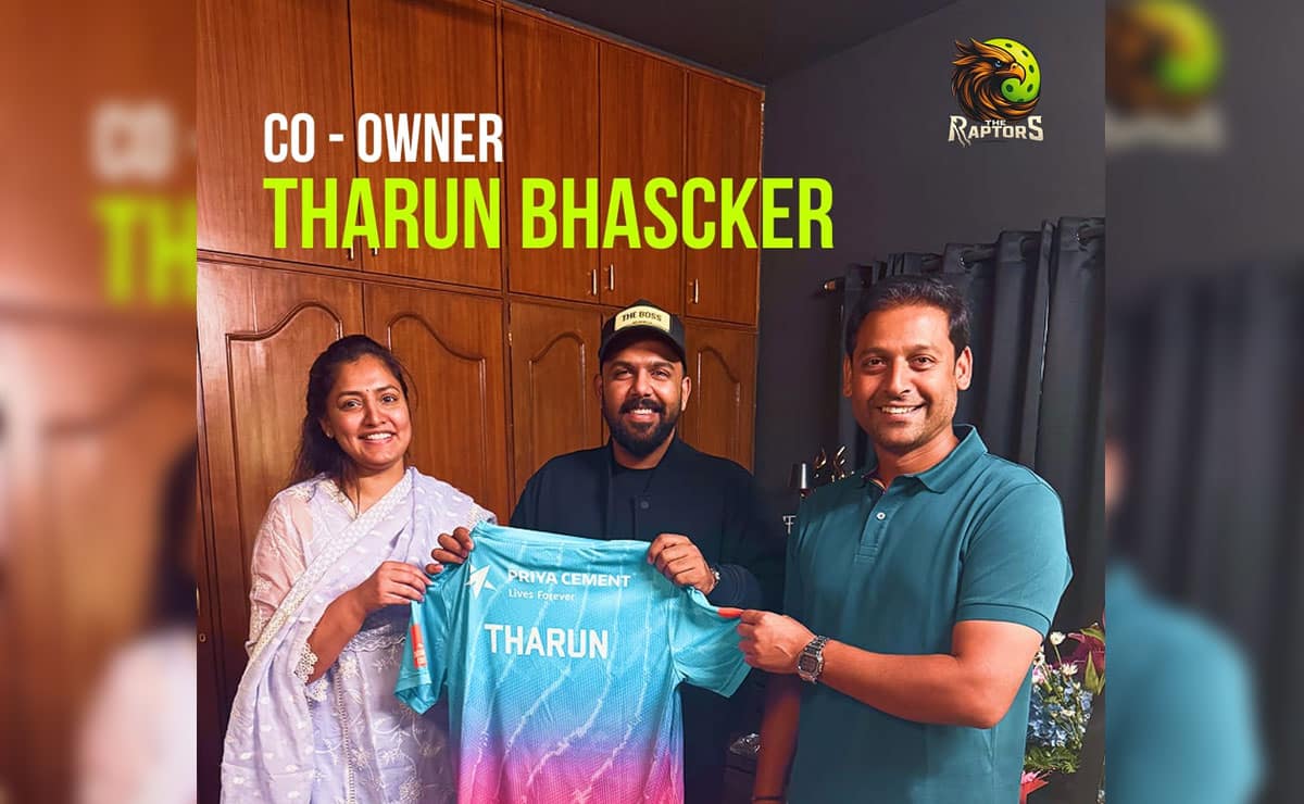Filmmaker Tharun Bhascker Joins ‘The Raptors’ as Co-owner Ahead of Hyderabad Pickleball League Kick-off