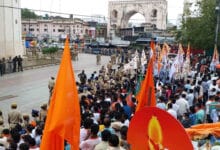 Devotees throng temple at Charminar on Diwali