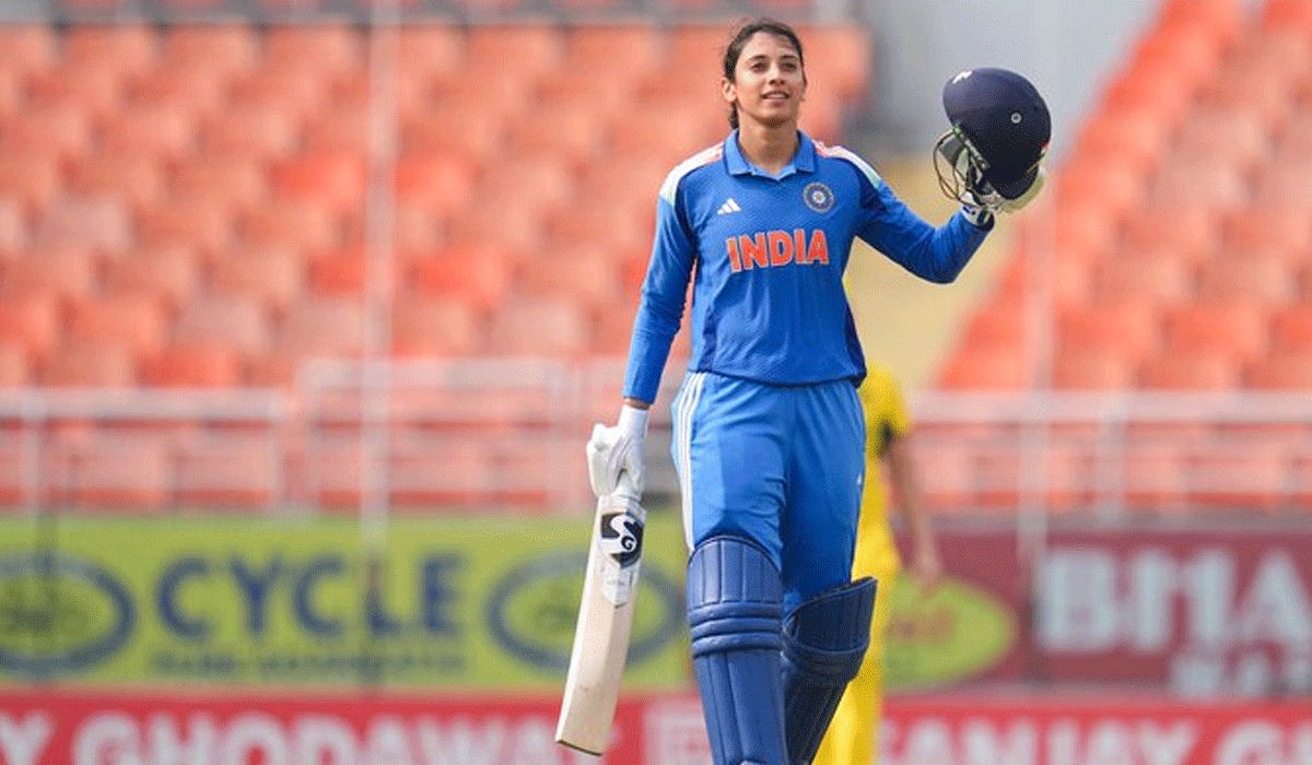 Smriti Mandhana becomes fastest woman to reach 5000-run milestone in ODIs
