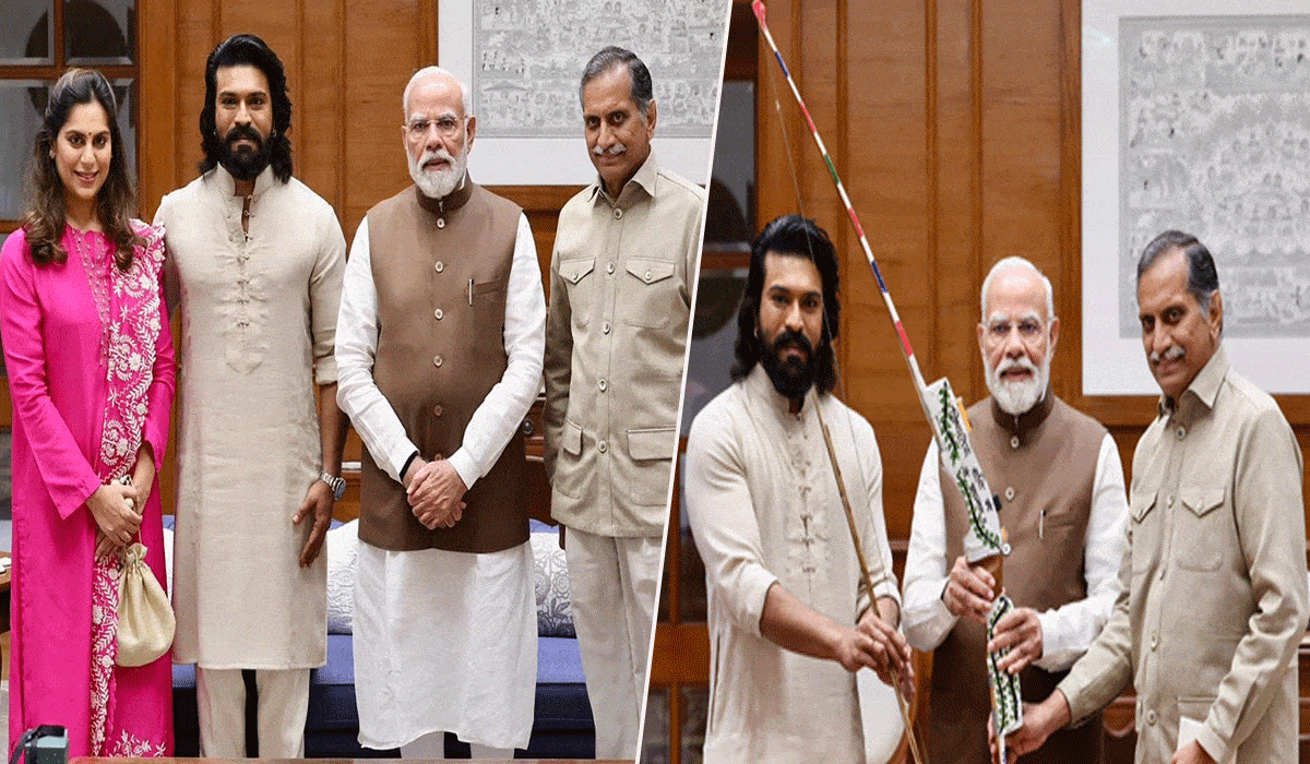 PM Narendra Modi commends actor Ram Charan for his efforts in popularising archery
