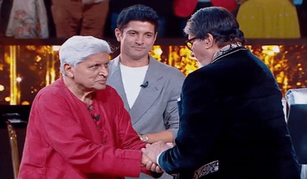 Big B recreates ‘Zanjeer’ moment with Javed Akhtar in ‘KBC’