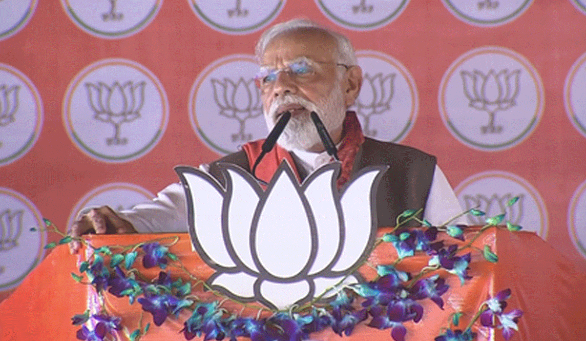 PM Modi hurls ‘lathbandhan’ jibe at Oppn, urges youths to vote for Viksit Bihar
