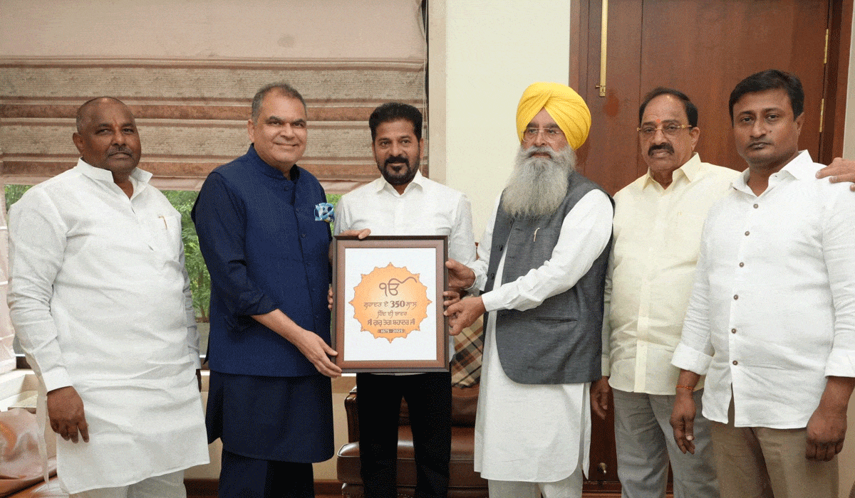 Punjab invites Telangana CM for 350th martyrdom anniversary of Guru Tegh Bahadur