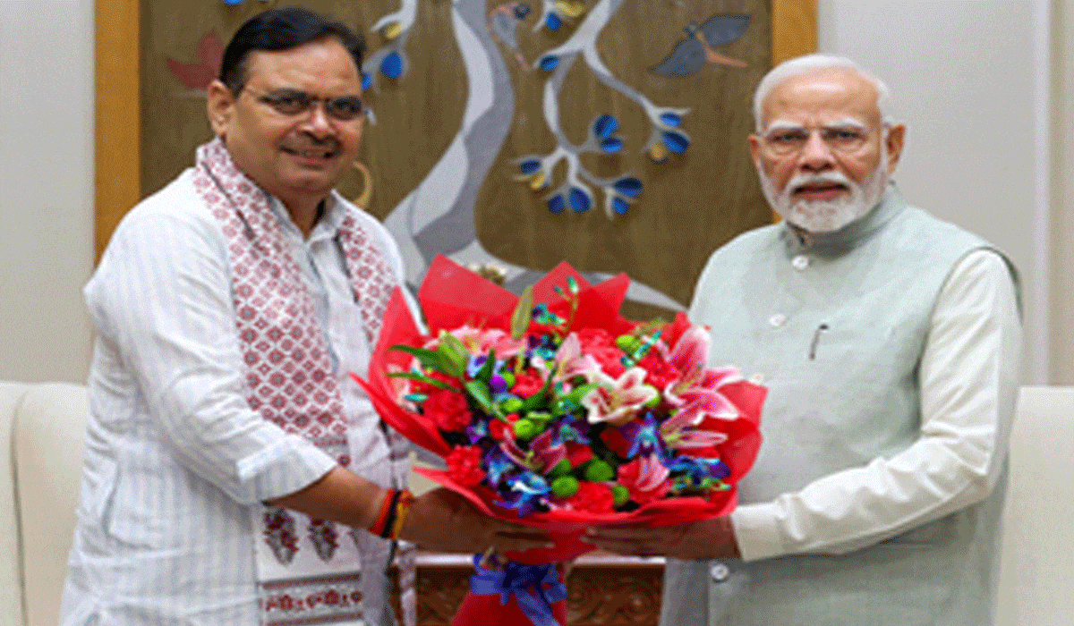 Rajasthan CM Sharma meets PM Modi in Delhi