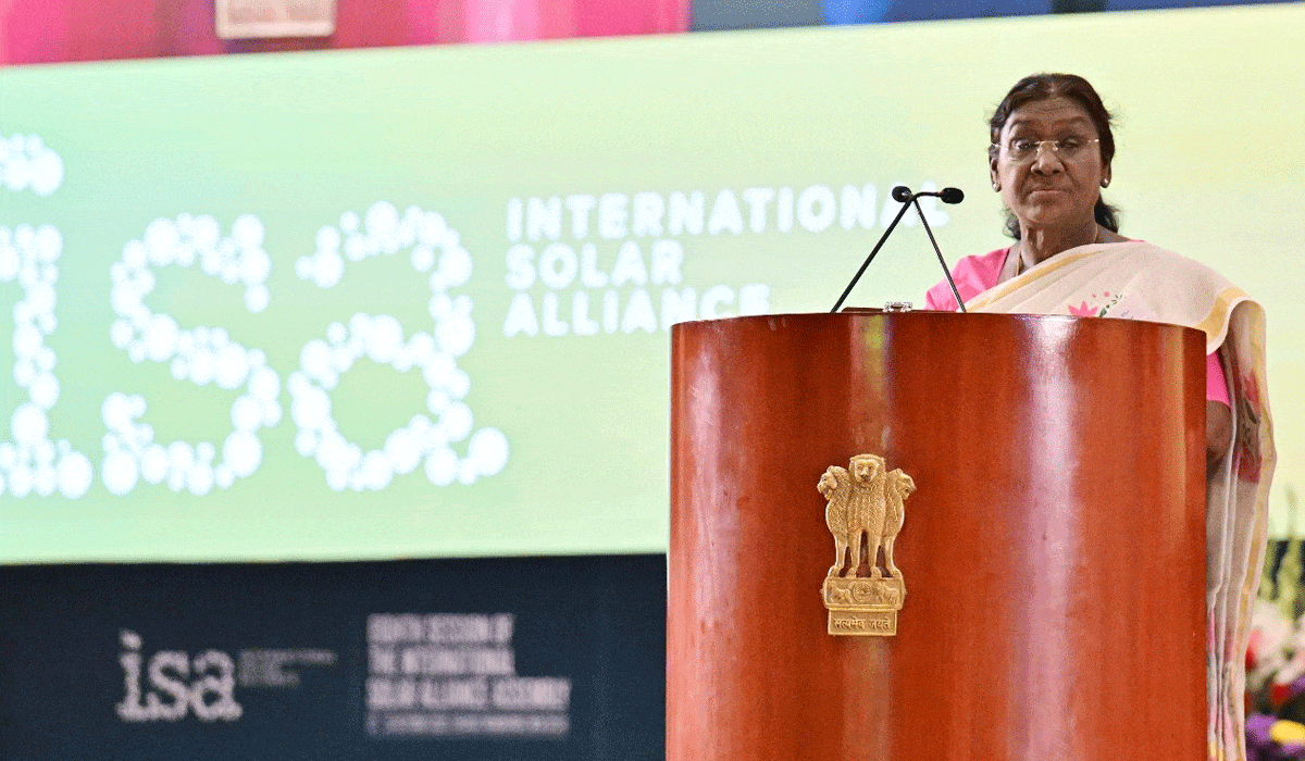India aims to become global solar energy hub by 2050: President Droupadi Murmu
