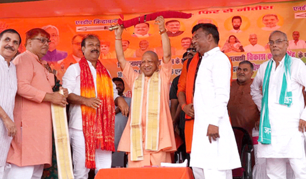 Bihar polls a chance to choose development over mafia, says UP CM 