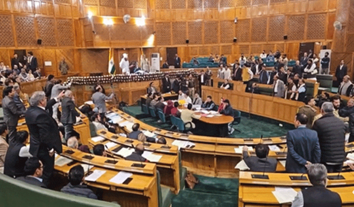 Uproar in J&K Assembly over BJP Kishtwar MLA Parihar's remark