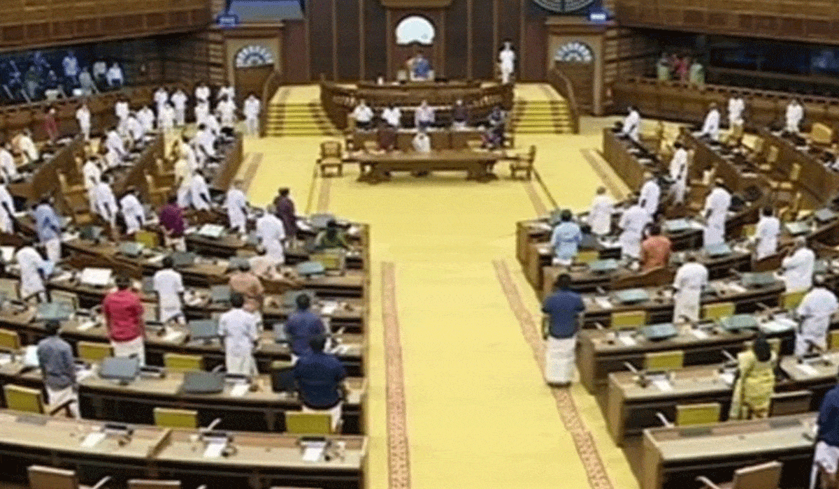 Three Cong MLAs suspended for 'serious violation' of discipline in Kerala Assembly