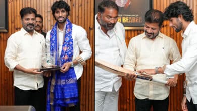 Cricketer Tilak Varma calls on Telangana CM Revanth Reddy