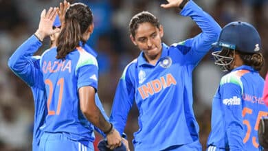 Women's World Cup: Harmanpreet happy with bowling in rain-hit match, awaits word on Pratika Rawal's injury