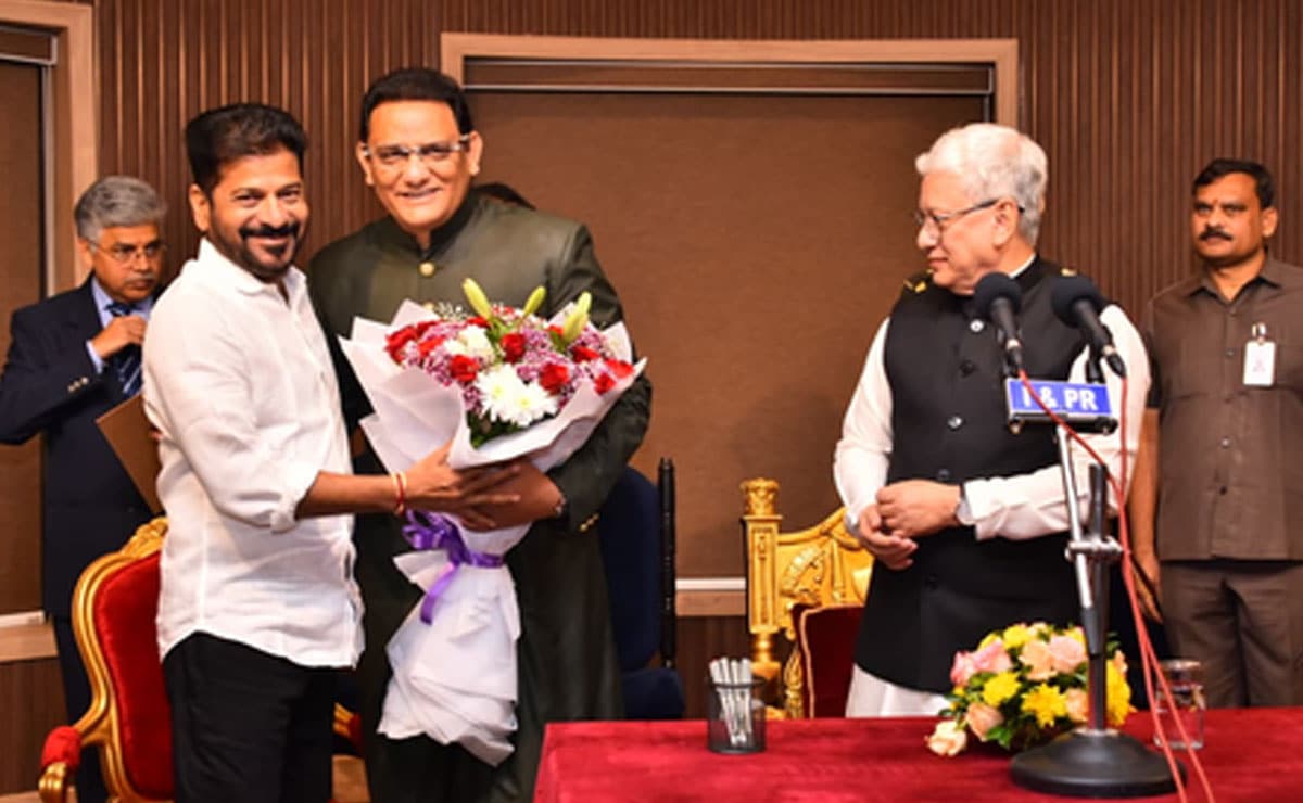 With swearing-in as Telangana minister, Azharuddin starts a new innings