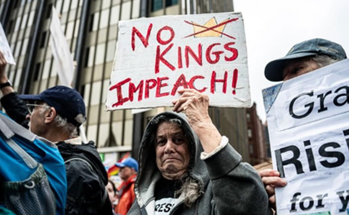 Anti-Trump protests erupt across US under banner of ‘No Kings’