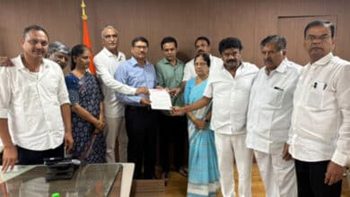 BRS leaders stage protest over bus fare hike in Hyderabad