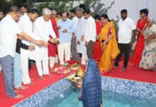 Bihar CM Nitish Kumar performs 'Usha Arghya', marking end of Chhath Puja