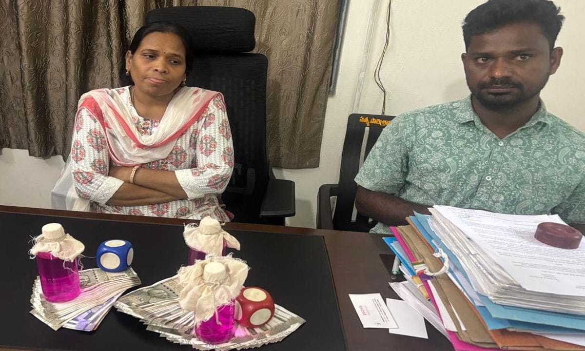 Warangal Fisheries Officer and Field Officer Caught Accepting ₹70,000 Bribe by Telangana ACB