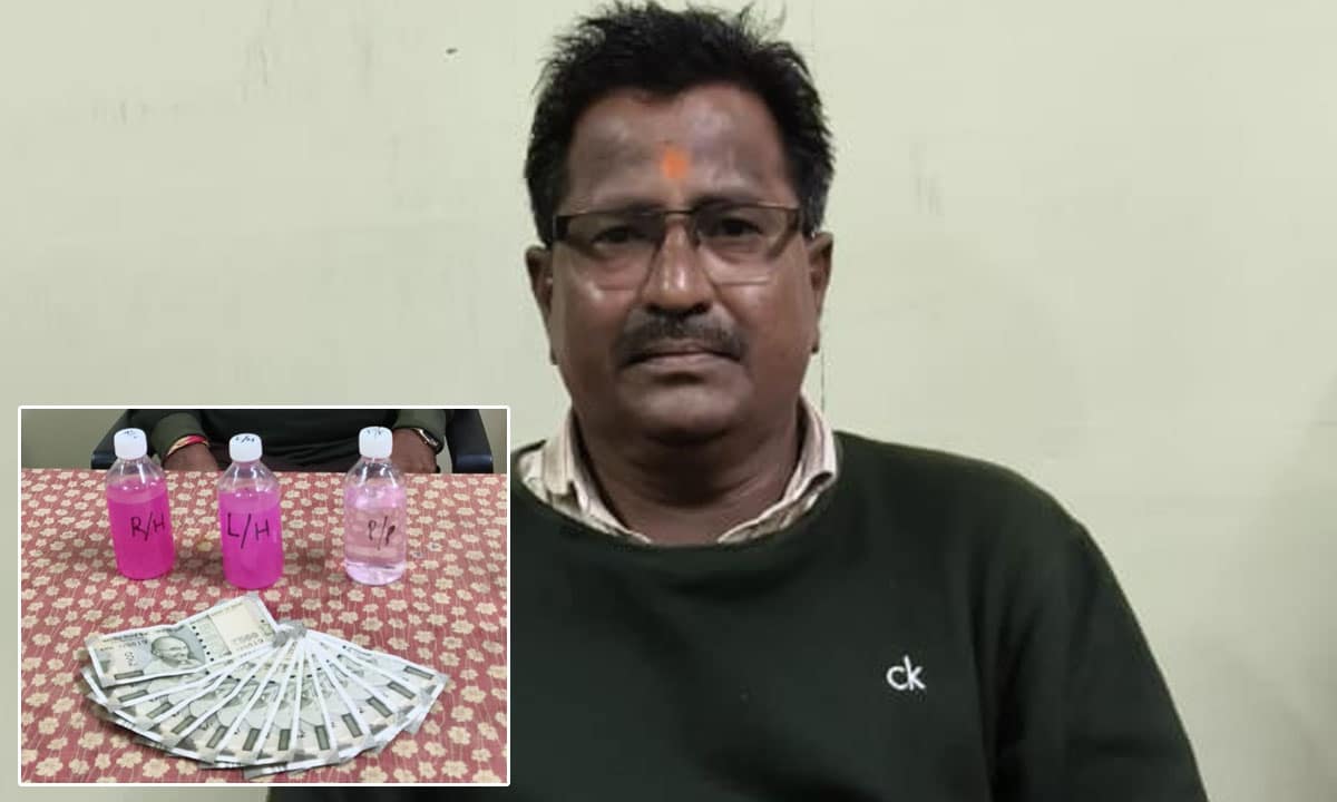 Pedda Amberpet Line Inspector Caught Red-Handed by ACB While Accepting ₹6,000 Bribe
