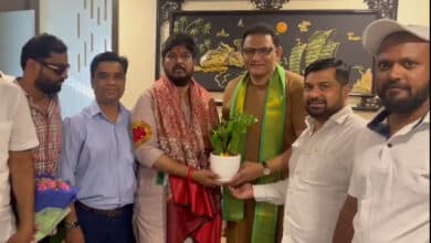 Naveen Yadav Meets Azharuddin in Banjara Hills, Discusses Congress Election Strategy
