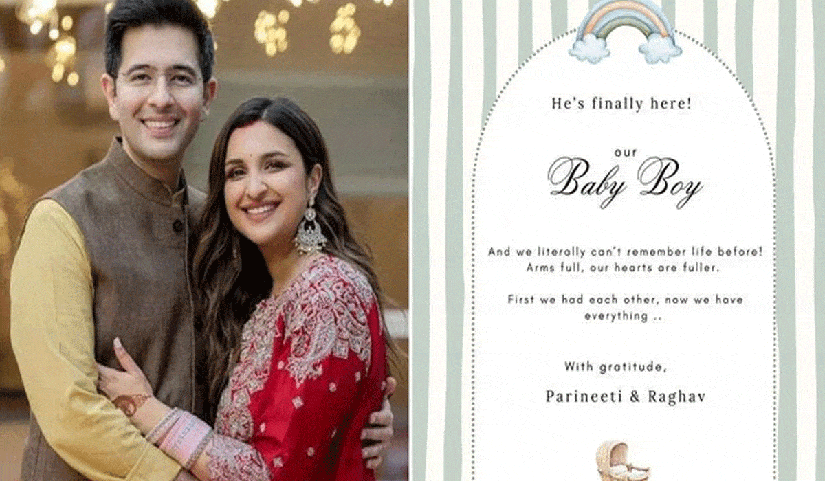 Parineeti Chopra, Raghav Chadha blessed with a baby boy