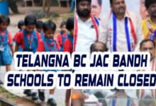 Schools to Remain Closed Tomorrow as Telangana BC JAC Calls Statewide Bandh