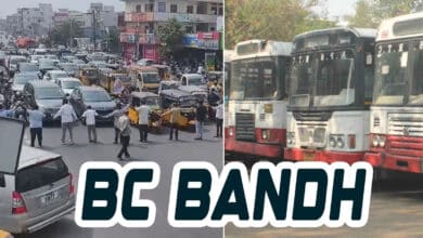 Telangana BC Bandh Brings State to a Standstill, Public Transport Disrupted
