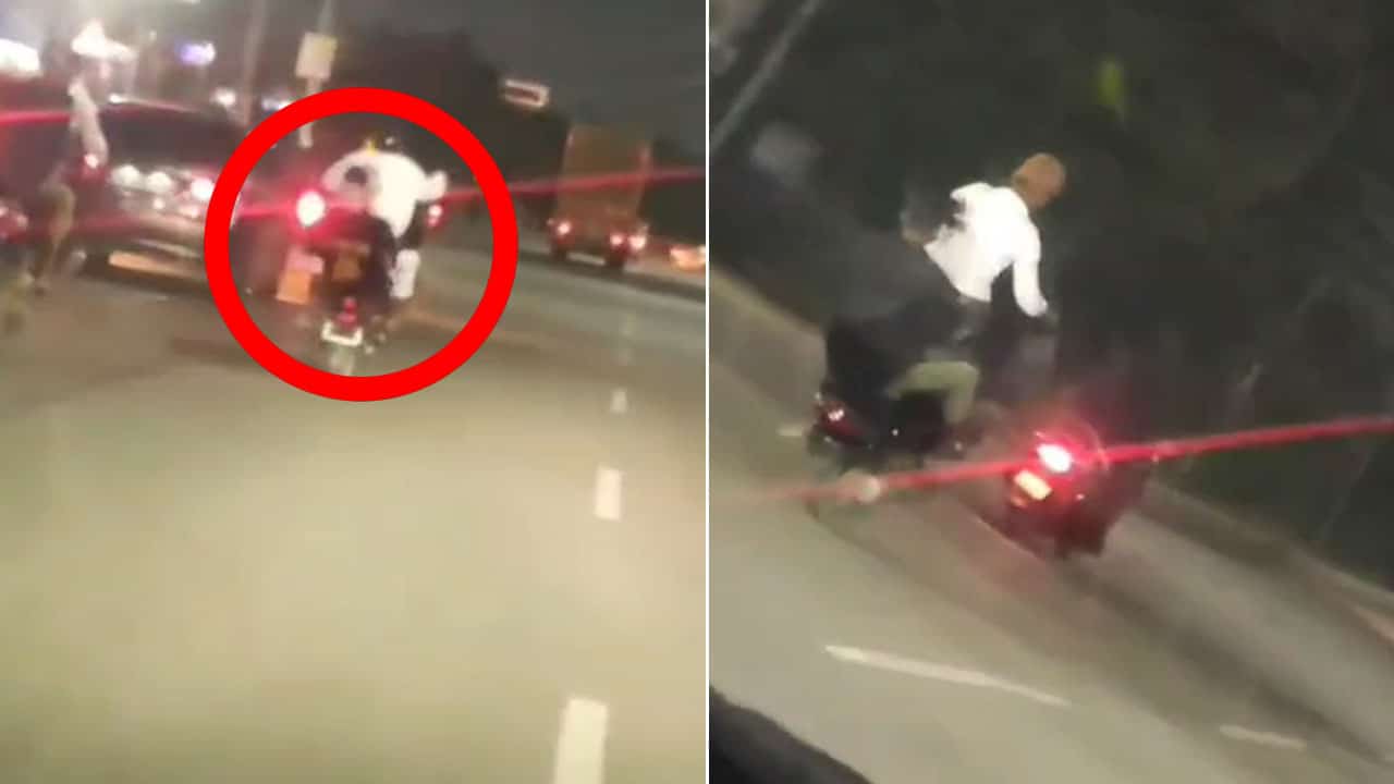 Drunken Youths Perform Dangerous Bike Stunts on Shamshabad Road; Police Launch Probe