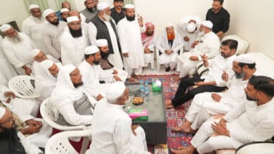 CM Revanth Reddy Visits Family of Late Maulana Peer Shabbir, Hails His Legacy of Unity and Service