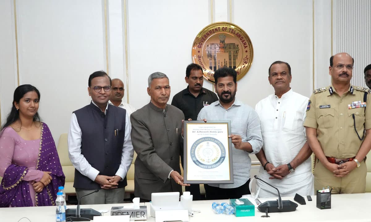 CM Revanth Reddy Launches Telangana Police Complaint Authority Website and Logo