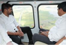 CM Revanth Reddy Conducts Aerial Survey of Flood-Hit Warangal, Nalgonda, and Khammam Districts