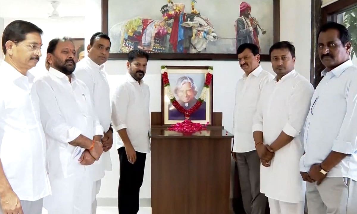 CM Revanth Reddy Pays Tributes to APJ Abdul Kalam on His Birth Anniversary