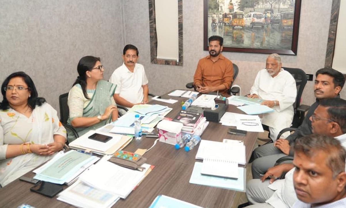 Telangana CM Reviews Education Plans, Directs Focus on Urban Schools and Student Welfare