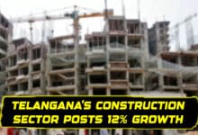 Telangana’s Construction Sector Posts 12% Growth, Contributes ₹80,000 Crore to State Economy