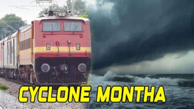 Railways on High Alert as Cyclone Montha Nears Andhra Coast; Train Services May Be Affected