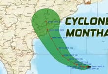 Cyclone Montha Shifts Toward North Telangana; IMD Warns of Heavy Rain and Flood Risk