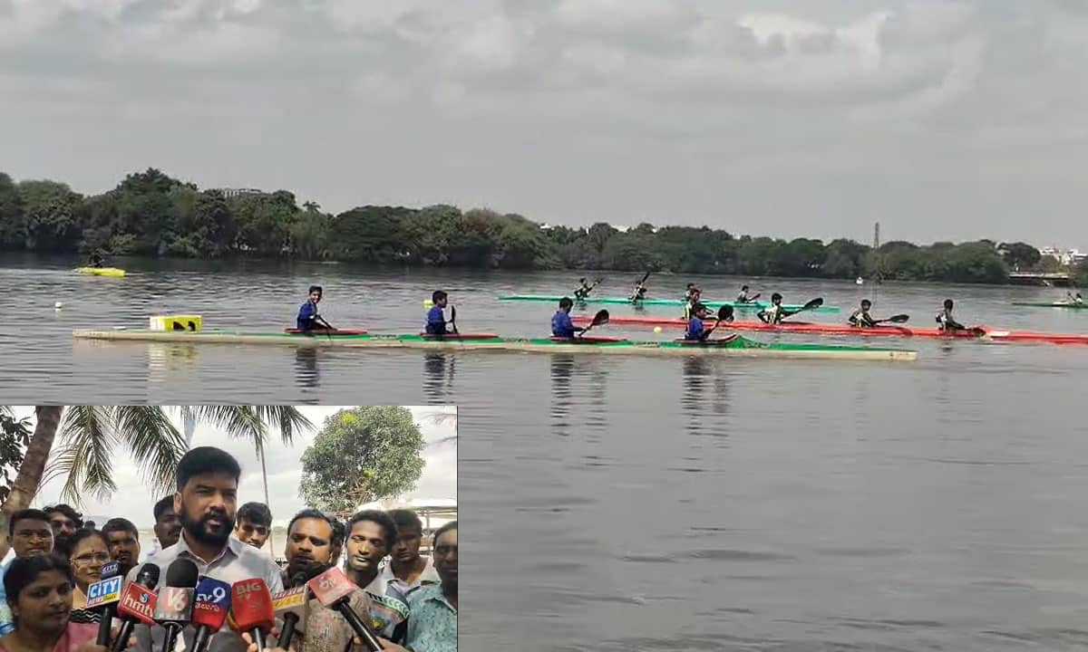 Hyderabad: National Tribal Canoe Sprint Championship Kicks Off at Hussain Sagar, Telangana Shine