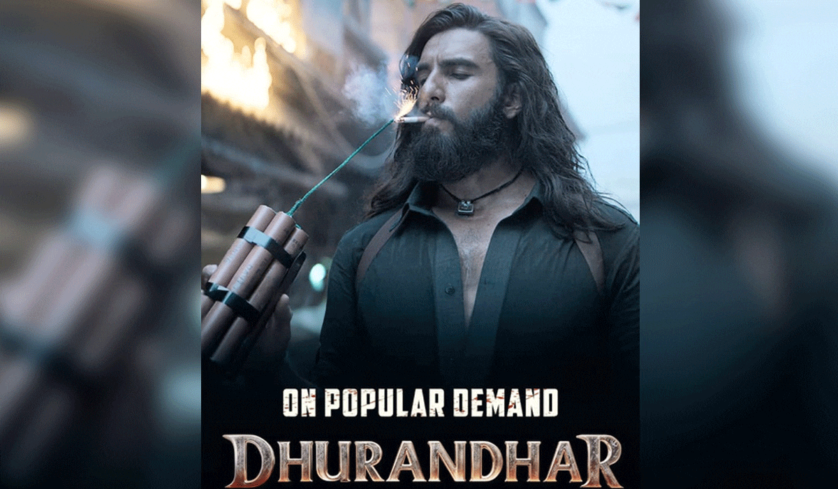 Ranveer Singh shows off a fierce look in Dhurandhar’s title track