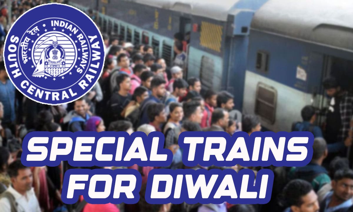 SCR to Operate 28 Special Trains for Diwali and Chhath Festivities