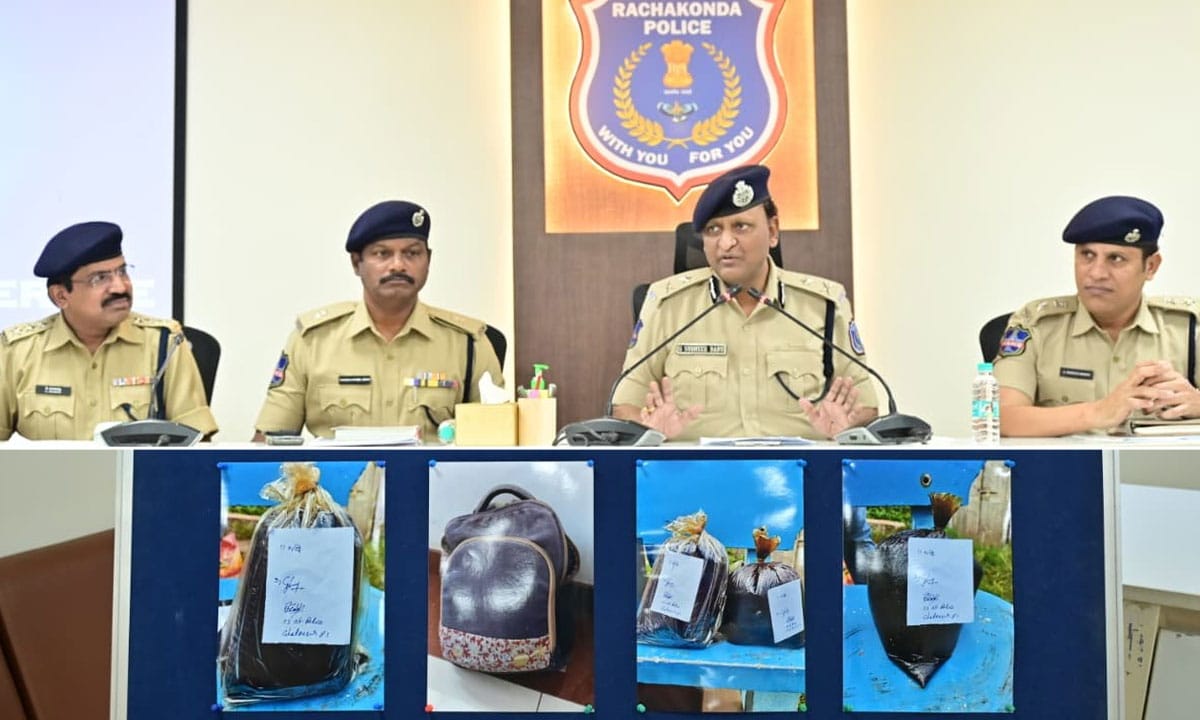 Interstate Drug Racket Busted: 5.1 Kg Hashish Oil Worth ₹1.15 Crore Seized in Hyderabad