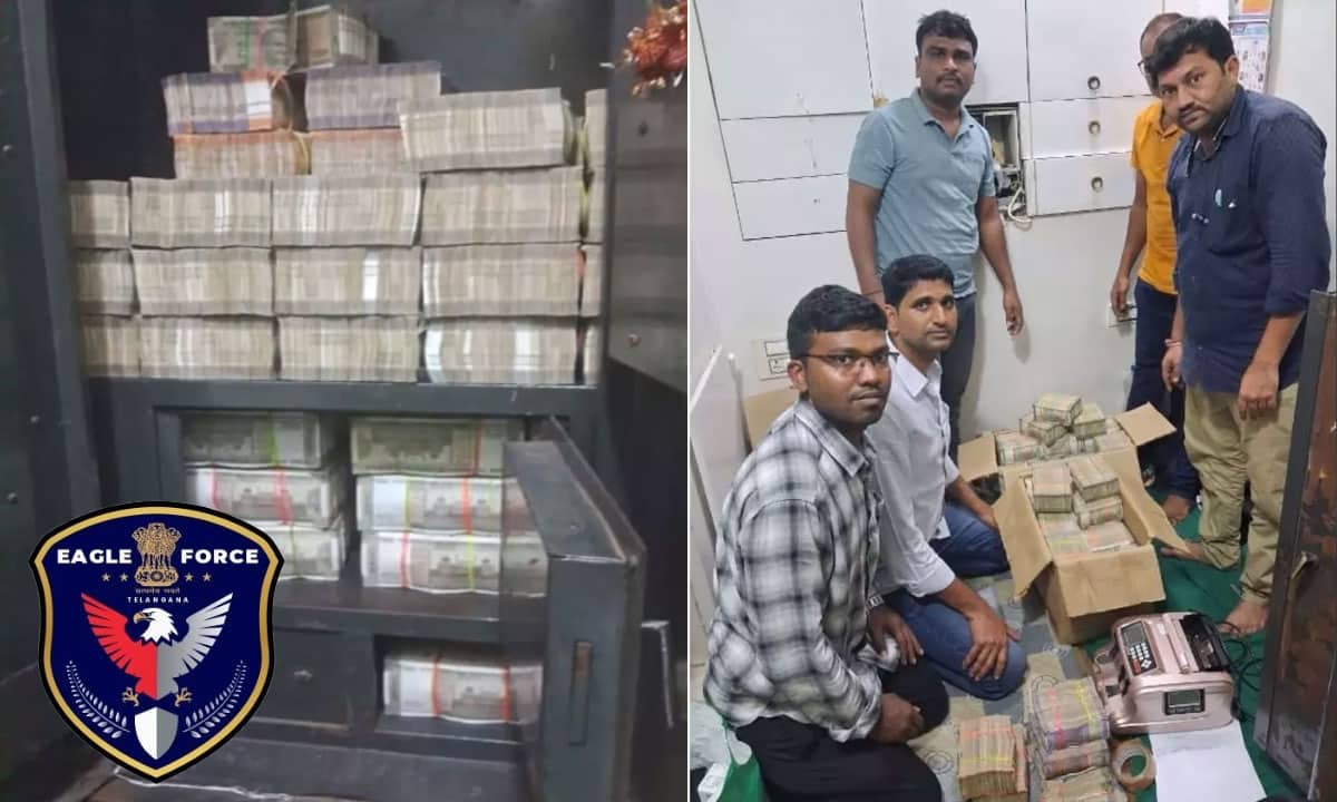 Eagle Force Busts Major Hawala Network; ₹3 Crore Drug Money Seized in Hyderabad Operation