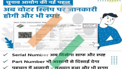 ECI Makes Voting Easier with Clearer Voter Slips Displaying Serial and Part Numbers