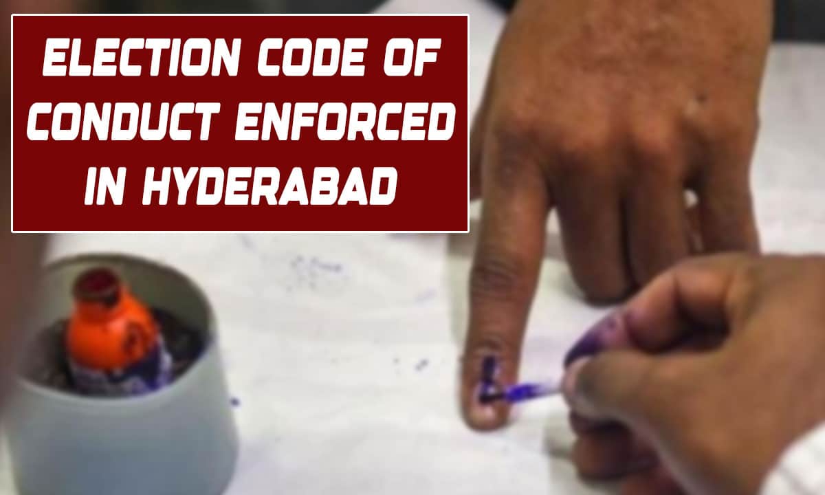Election Code of Conduct Enforced as Jubilee Hills Bypoll Schedule Announced