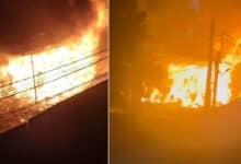 Hyderabad: Fire Breaks Out in Bahadurpura Godown During Diwali Festivities