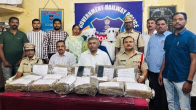Two Held with ₹16.5 Lakh Worth Ganja at Secunderabad Railway Station