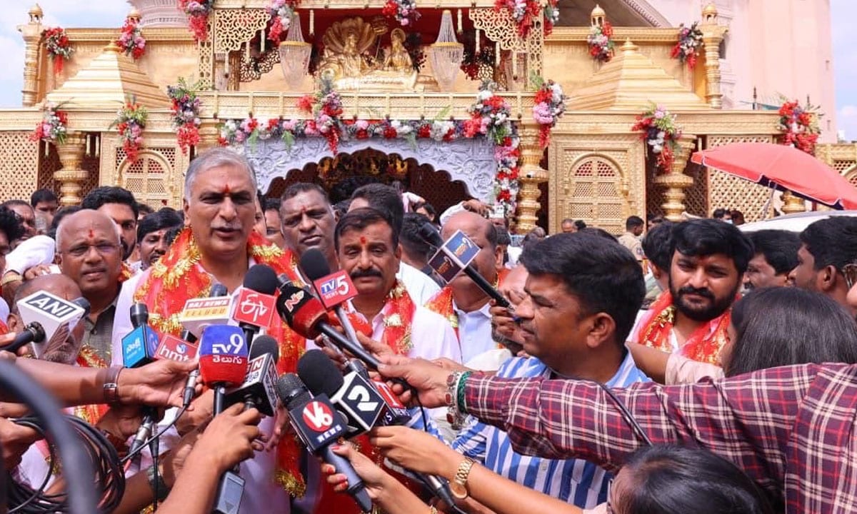 Harish Rao Criticises Congress Over Law-and-Order Breakdown, Says Even Police Are Unsafe in Telangana