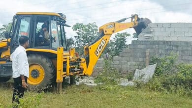 HYDRAA Removes Unauthorized Barrier in Pocharam, Residents Celebrate Long-Awaited Access to Plots