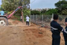 HYDRAA Fences 38 Acres in Pet Basheerabad to Protect Land Allotted to Journalists